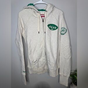 Mitchell & Ness throwback New York Jets zip Hoodie